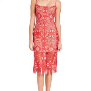 BCBG MAXAZRIA red ALESE dress size 2